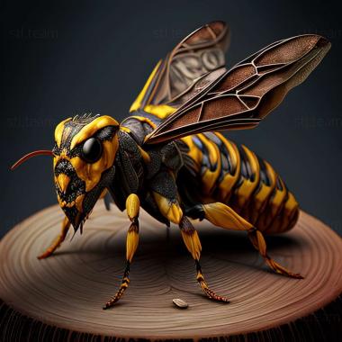 3D model Polistes dominula (STL)